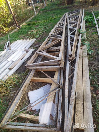 Металлические фермы для навеса