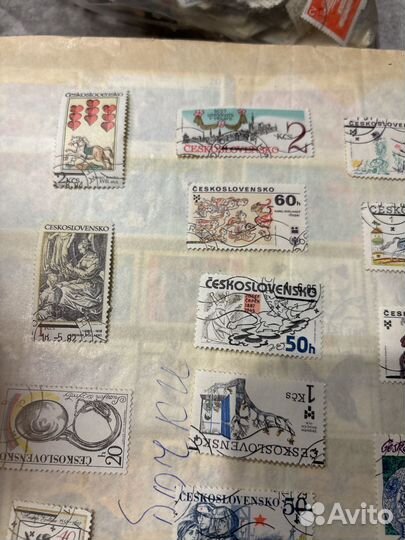 Марки чехословакия СССР