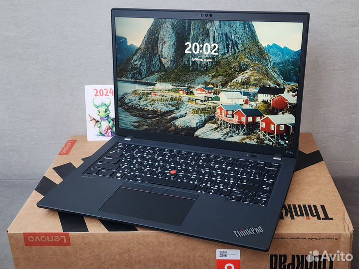 Новый яркий ThinkPad P14s Gen4 AMD R5 7540U 32/512