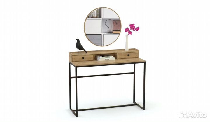 Туалетный стол с зеркалом лофт