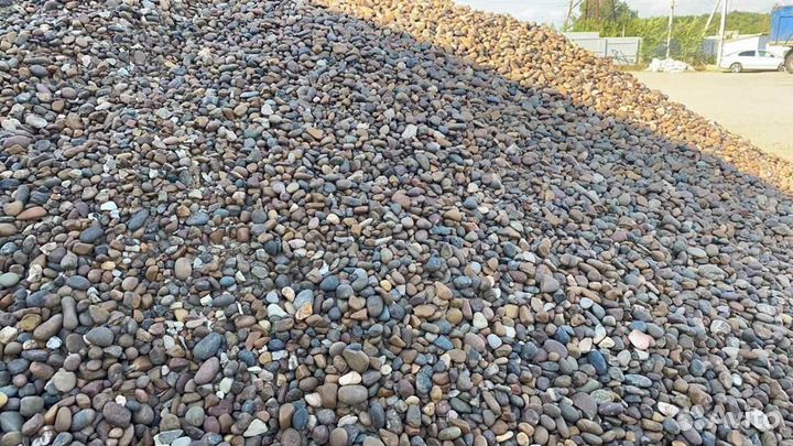 Вторичный щебень, гравий речной, пгс, бут