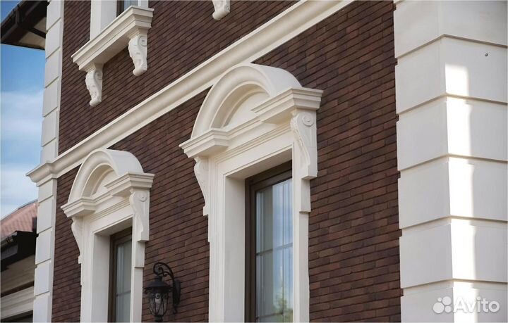 Молдинги, фасадные карнизы, наличники