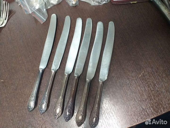 Ножи серебряные 875пробы СССР