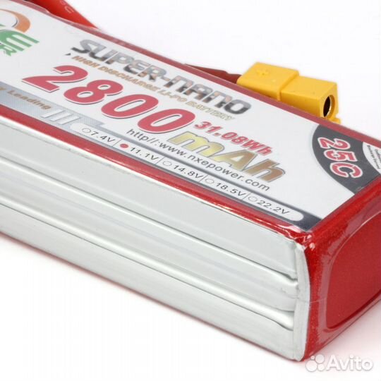 Аккумулятор LiPo 3S 2800mAh 25C (NXE) 11.1В