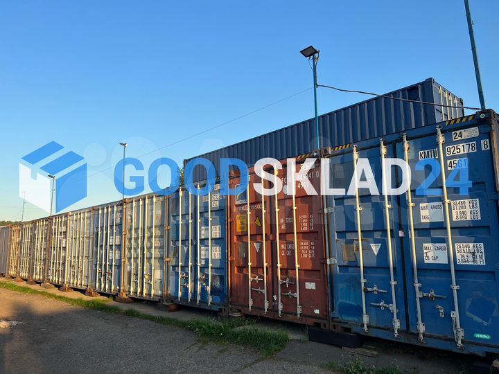Склад в аренду большой сухой контейнер, 30 м²