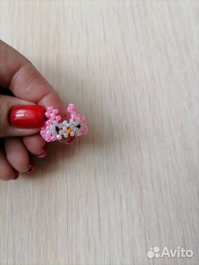 Колечки из бисера для девочки (Куроми)