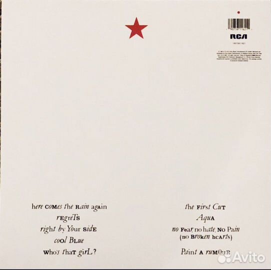 Винил Eurythmics - Touch (новый)