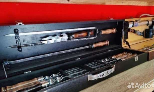 Подарок с шампурами в кейсе