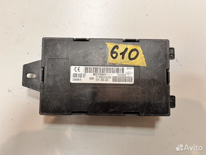 Блок комфорта renault sandero (2009-2014)