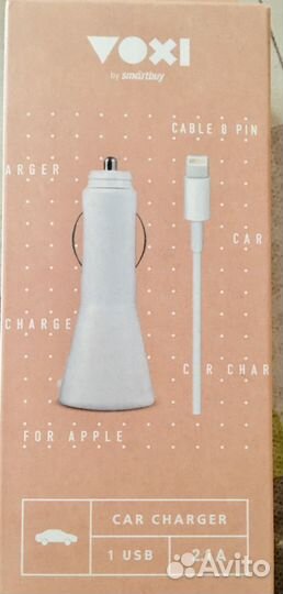 Новая автомобильная зарядка voxi
