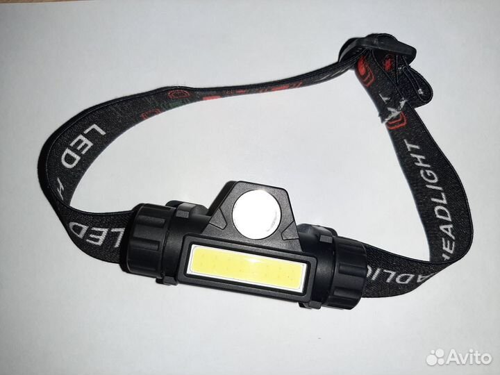 Налобный фонарик (светодиодный)