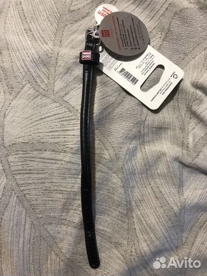 Ошейник круглый черный Waudog