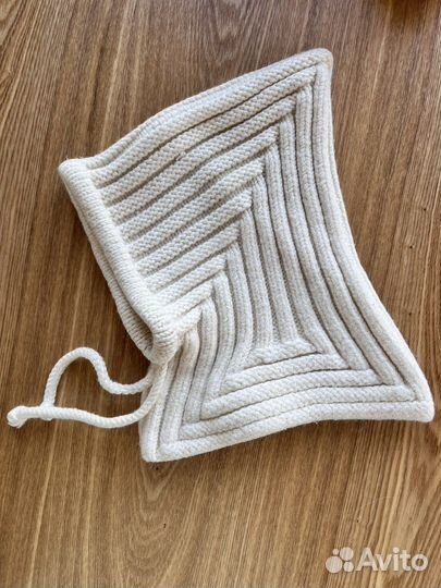 Шапка шлем из шерсти мериноса