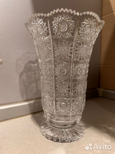 Хрустальная ваза Богемия