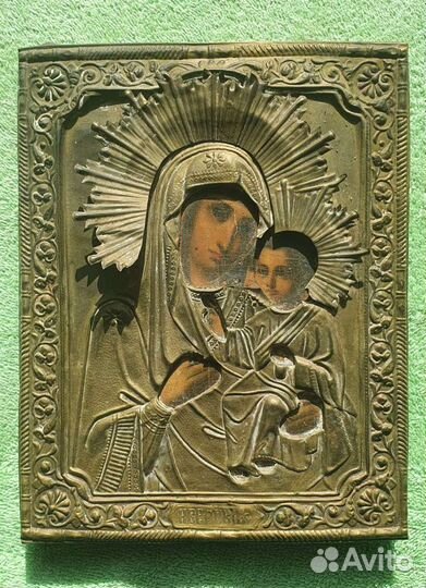 Икона иверская Пресвятой Богородицы, 19 век, Росси