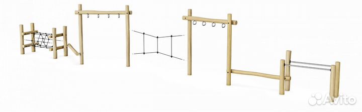 Детские площадки из Робиния Испытание уровень 3