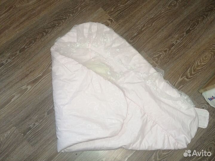 Конверт одеяло на выписку осень тёплая зима