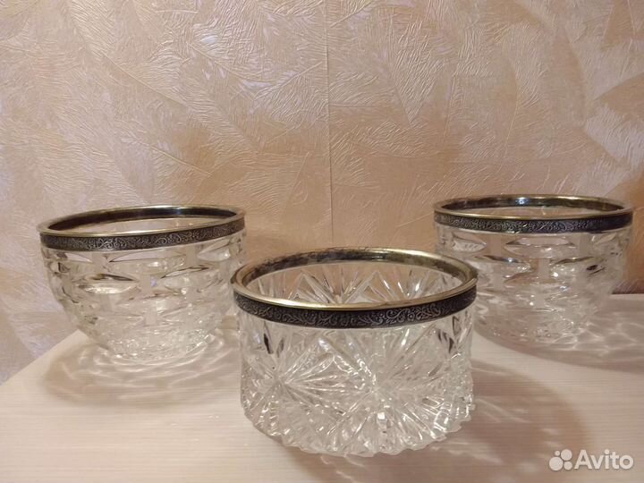 Хрусталь с мельхиором