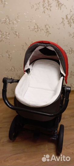 Коляска 2 в 1 Babyton Rocky Grey-Red 52