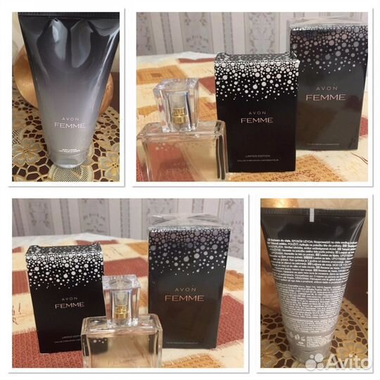 Туалетная вода,лосьон,парфюм Femme Avon новая