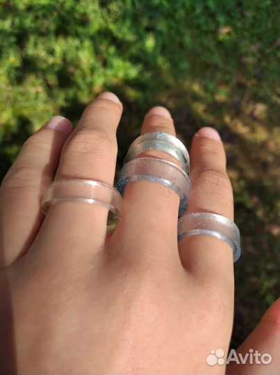 Кольца из эпоксидной смолы