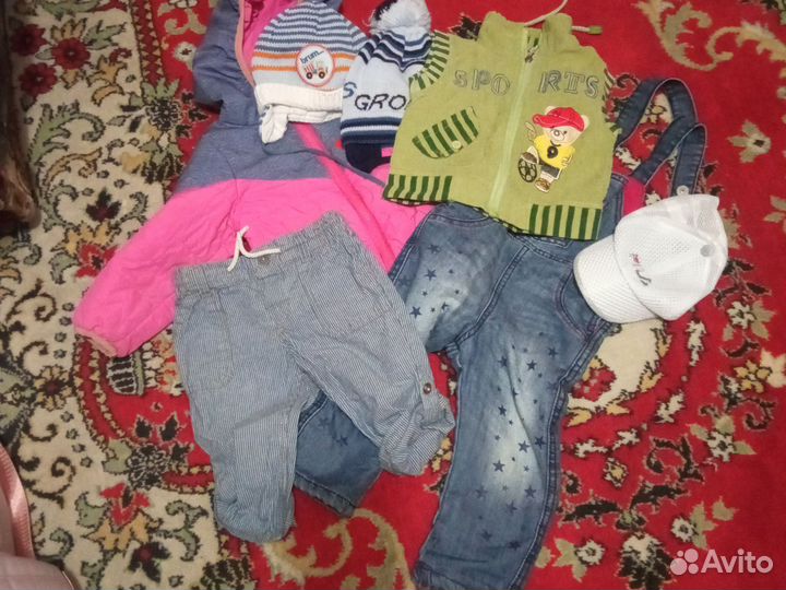 Вещи на мальчика на год