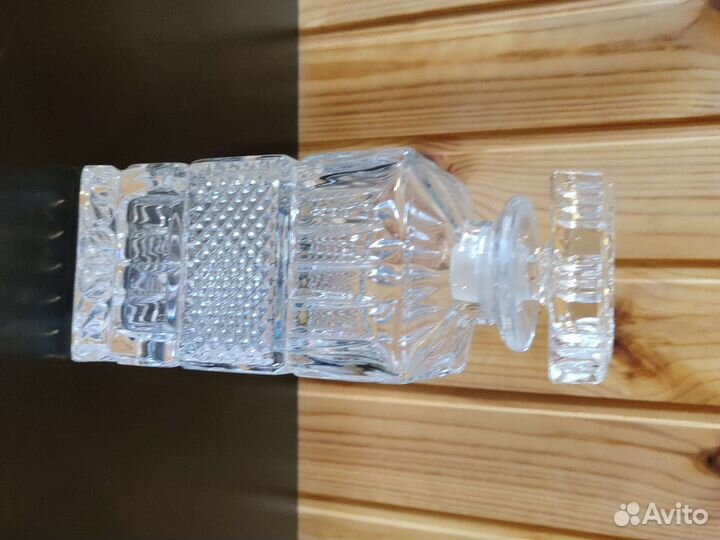 Штоф хрустальный СССР Богемия и 6 стаканов