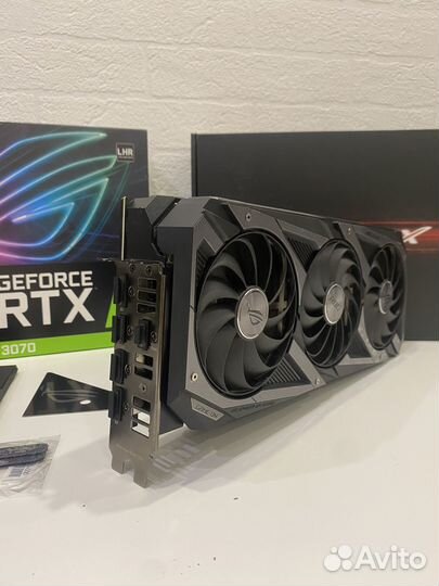 Видеокарта RTX 3070 ROG strix/Гарантия