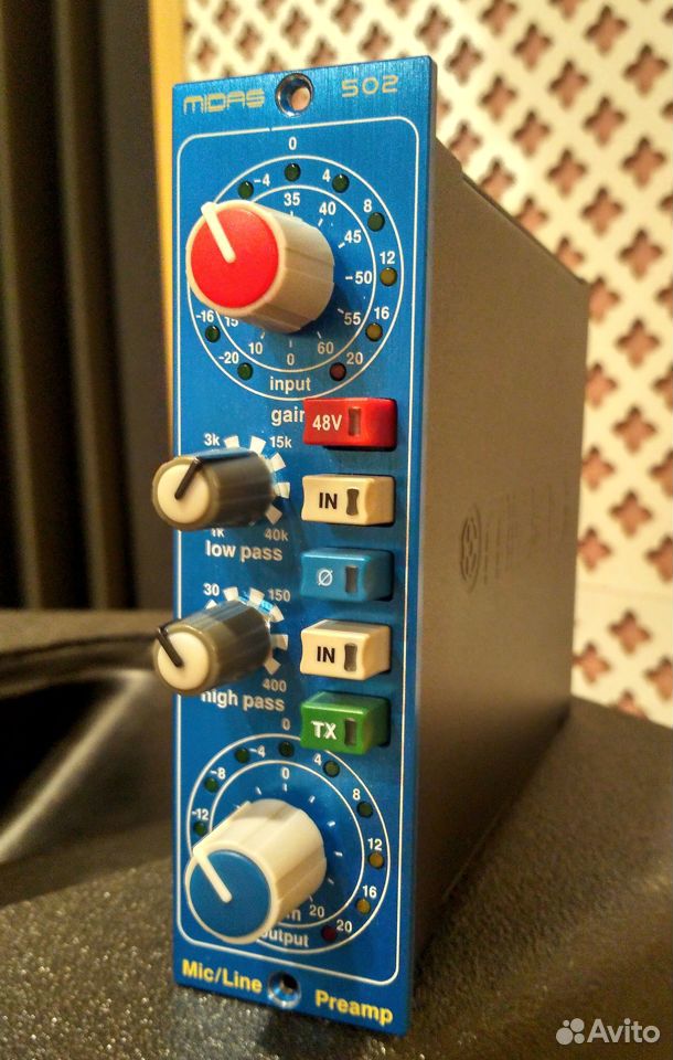 Midas microphone preamplifier 502