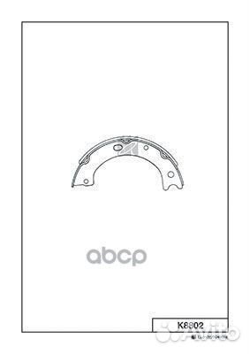 K8802 колодки барабанные Nissan Patrol K160/K2