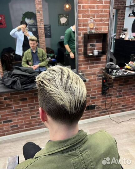 Модель на мужскую стрижку/бритье