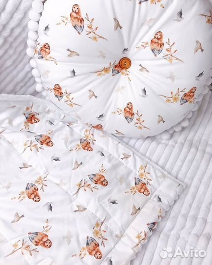 Белье постельное. Детское одеяло и подушка