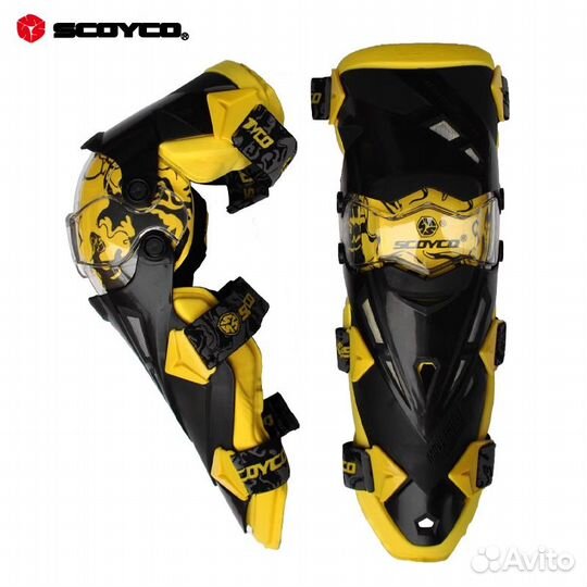 Наколенники Scoyco K12 Universal Yellow