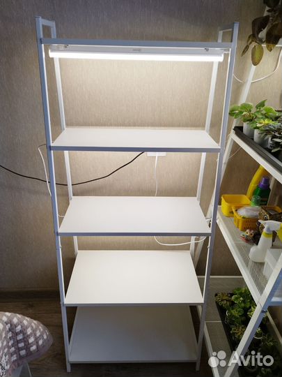 Стеллаж для цветов с подсветкой