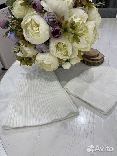 Комлект осень шапка + снуд