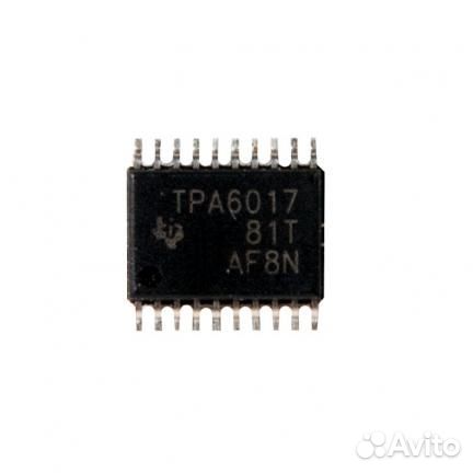 Усилитель низкой частоты TPA6017A2pwpr TPA6017 tss