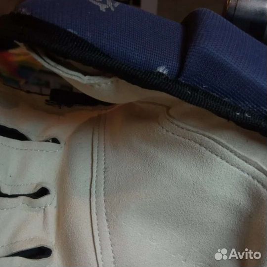 Краги хоккейные, замена ладошек