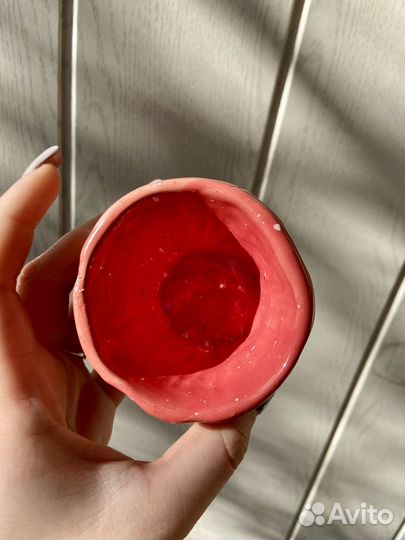 Кружка из глины ручной работы