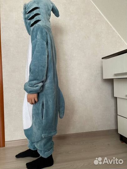 Пижама кигуруми акула, размер150