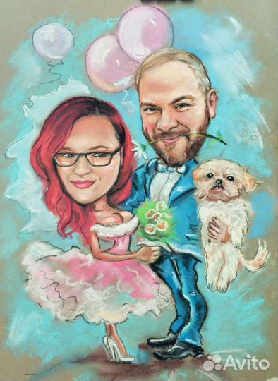 Шаржи на заказ по фото