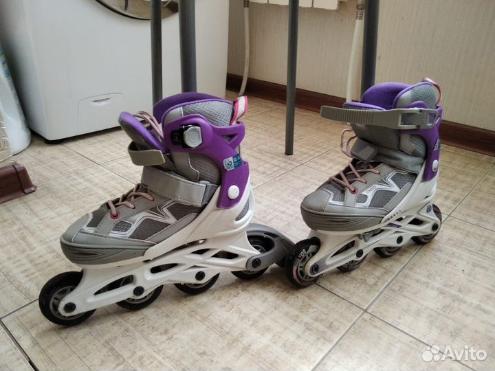 Роликовые коньки Oxelo раздвижные 32-35