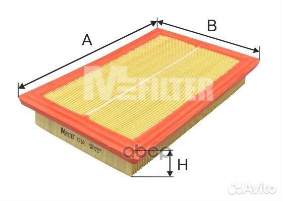 Фильтр воздушный K7141 M-Filter