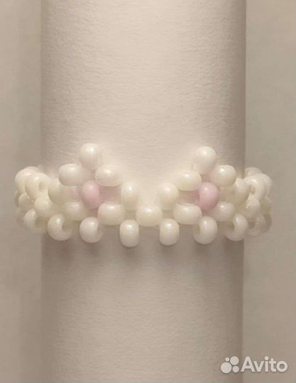 Брелок,украшения из бисера,колечки из бисера