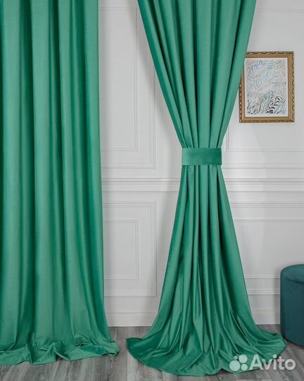 Портьеры бархат Беллиссимо Атлантис шторы