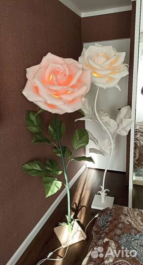 Роза светильник