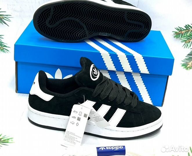 Кроссовки Adidas Campus 00s Black Люкс