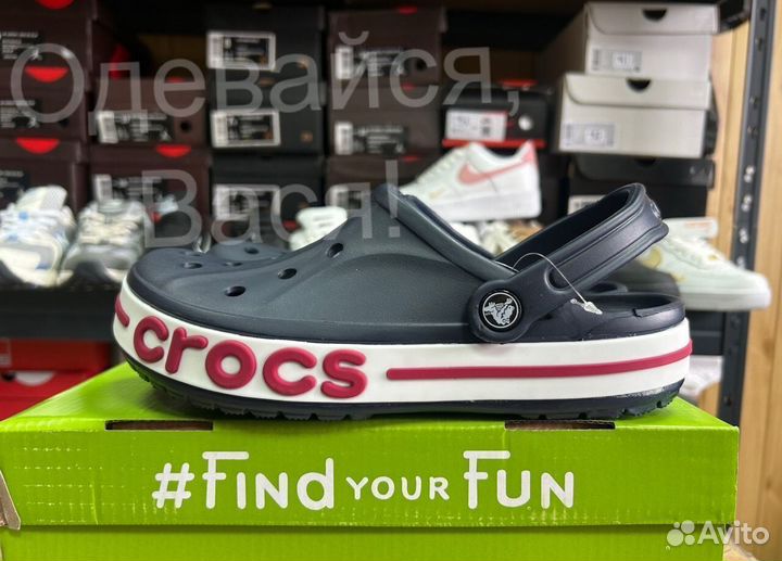 Crocs кроксы шлепки тапки синие 36-45