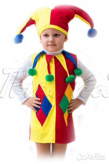 Костюм арлекин клоун