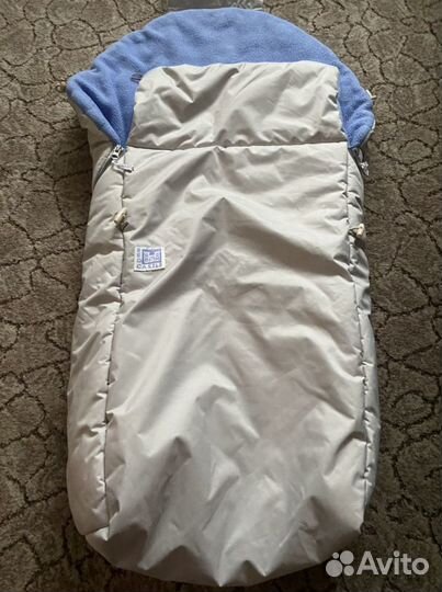 Теплый конверт в коляску Red Castle/Муфта для рук