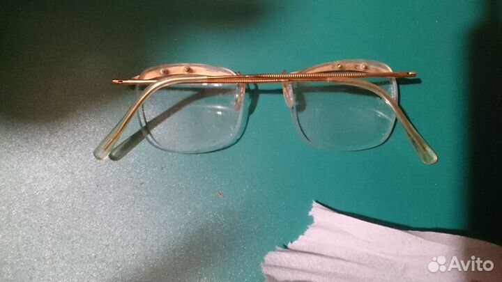 Очки антиква винтаж СССР позолоченные позолота 2шт